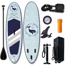 2021 OEM Popular Shape Transparent Stand UP Paddle Board Inflatable SUP Paddle board For Sale